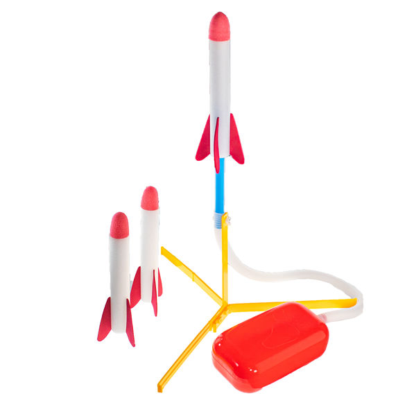 Launch Rocket Stomp Toy - 3 Accessory Rockets