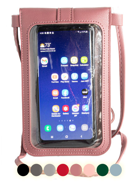 Touch Screen Crossbody Women Cell Phone Purse - Cross Body With Shoulder Strap Bag - RFID Wallet Keeps Cash, Credit Cards, Phone Screens Safe
