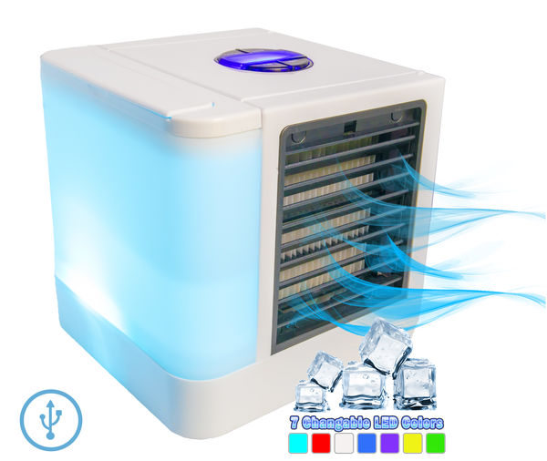 Polar Portable Air Conditioner - Small Personal Evaporative Space Cooler AC -  Sleep Edition - USB, Humidifier, Fan, With Sleep Timer (5-1)