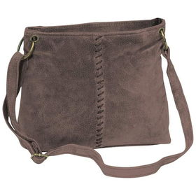 Maxam&reg; Genuine Suede Leather Shoulder Bag (Burgundy)maxamreg 