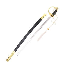 U.S. Marine Dress Sword, Gold Handle, Engravedmarine 