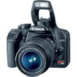 Black 10.1MP Rebel XS Digital SLR Camera with 2.5" LCD and 18-55mm IS Zoom Lens