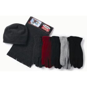 Anti-pill Fleece Hat, Scarf and Gloves 3 Piece Case Pack 48antipill 