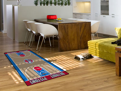 NBA - Detroit Pistons Large Court Runner 29.5x54detroit 