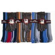 Vertical Knit Scarf with Leather glove set Case Pack 72