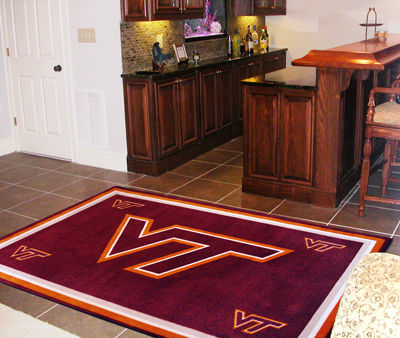Virginia Tech Rug 4x6 46""x72""virginia 