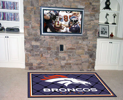 Denver Broncos Rug 4x6 46""x72""denver 