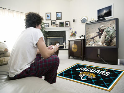 Jacksonville Jaguars Rug 4x6 46""x72""jacksonville 