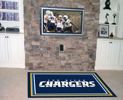 San Diego Chargers Rug 4x6 46""x72""san 