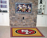 San Francisco 49ers Rug 4x6 46""x72""