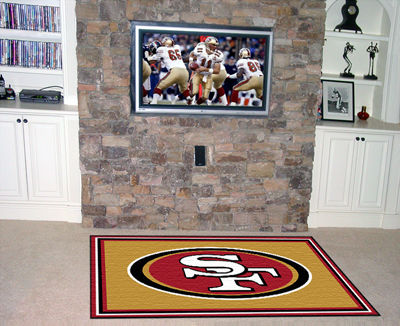 San Francisco 49ers Rug 4x6 46""x72""san 