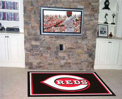 Cincinnati Reds Rug 4x6 46""x72""cincinnati 