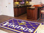 Minnesota Vikings Rug 5x8 60""x92""