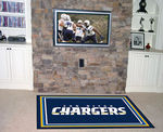 San Diego Chargers Rug 5x8 60""x92""