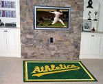 Oakland Athletics Rug 5x8 60""x92""