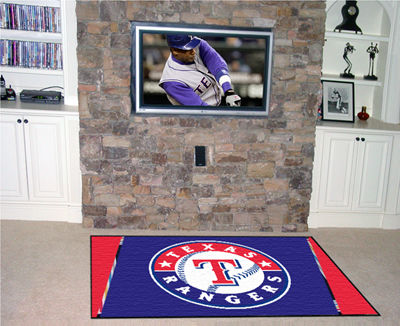 Texas Rangers Rug 5x8 60""x92""texas 