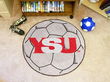Youngstown State Soccer Ball Rug 29 diameter