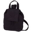 Black Microfiber Backpack