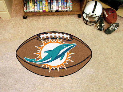 Miami Dolphins Football Rug 22""x35""miami 