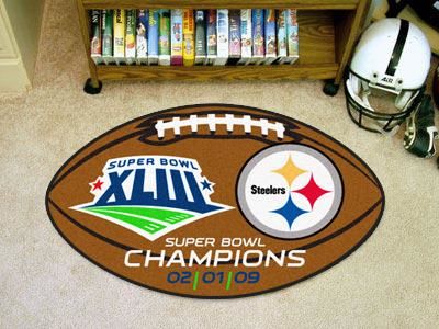 Pittsburgh Steelers Football Rug 22""x35""