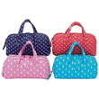 4pc Quilted Vanity Case Set