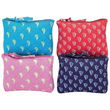 4pc Quilted Cosmetic Bag Set