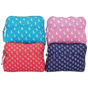 4pc Quilted Cosmetic Bag Setquilted 
