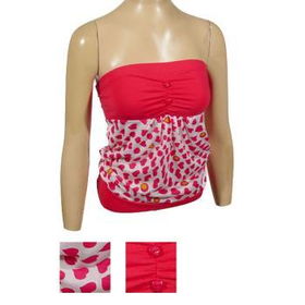 Junior Tube Top with Hearts and Polka Dots Case Pack 6junior 