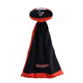 Houston Texans Plush NFL Football with Attached Security Blankethouston 