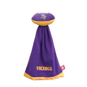 Minnesota Vikings Plush NFL Football with Attached Security Blanketminnesota 