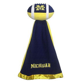 Michigan Wolverines Plush NCAA Football with Attached Security Blanketmichigan 