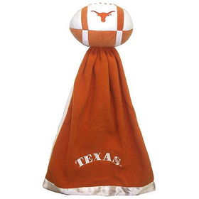 Texas Longhorns Plush NCAA Football with Attached Security Blankettexas 
