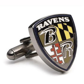 Baltimore Ravens NFL Logo'd Executive Cufflinks w/Jewelry Boxbaltimore 