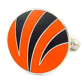 Cincinnati Bengals NFL Logo'd Executive Cufflinks w/Jewelry Boxcincinnati 