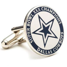 1996 Commemorative Dallas Cowboys Super Bowl Championship NFL Executive Cufflinks w/Jewelry Boxcommemorative 