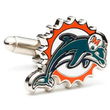 Miami Dolphins NFL Logo'd Executive Cufflinks w/Jewelry Box