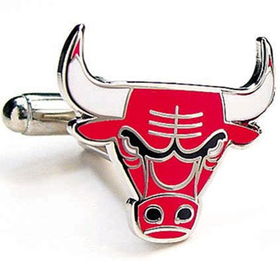 Chicago Bulls NBA Logo'd Executive Cufflinks w/Jewelry Boxchicago 
