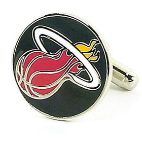 Miami Heat NBA Logo'd Executive Cufflinks w/Jewelry Boxmiami 