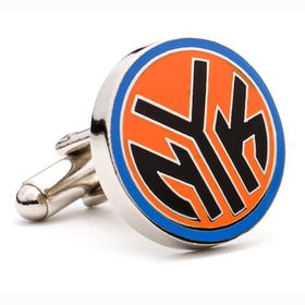 New York Knicks NBA Logo'd Executive Cufflinks w/Jewelry Boxyork 