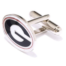 Georgia Bulldogs NCAA Logo'd Executive Cufflinks w/ Jewelry Boxgeorgia 