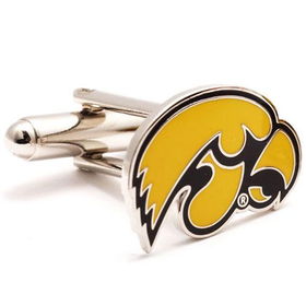 Iowa Hawkeyes NCAA Logo'd Executive Cufflinks w/ Jewelry Boxiowa 