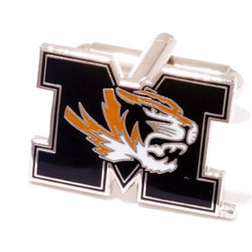 Missouri Tigers NCAA Logo'd Executive Cufflinks w/ Jewelry Boxmissouri 