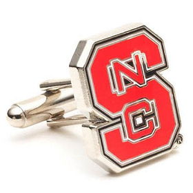 North Carolina State Wolfpack NCAA Logo'd Executive Cufflinks w/ Jewelry Boxnorth 