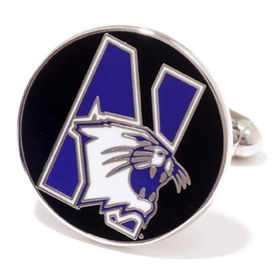 Northwestern Wildcats NCAA Logo'd Executive Cufflinks w/ Jewelry Boxnorthwestern 