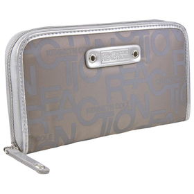 Women's Shop Girl II Grey Nylon Clutch Walletwomens 