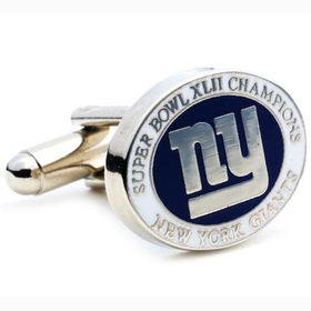 2008 Commemorative NFL New York Giants Executive Cufflinks w/Jewelry Boxcommemorative 