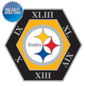 2009 Pittsburgh Steelers NFL Super Bowl Championship Executive Cufflinks w/Jewelry Boxpittsburgh 