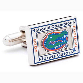 2008 Florida Gators National Championship Commemorative Executive Cufflinks w/Jewelry Boxflorida 