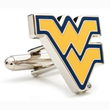 West Virginia Mountaineers Executive Cufflinks w/Jewelry Box