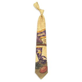 Minnesota Vikings NFL Nostalgia #2 Mens Tie (100% Silk)minnesota 